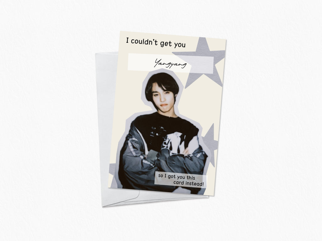WAYV Cutout Birthday Card