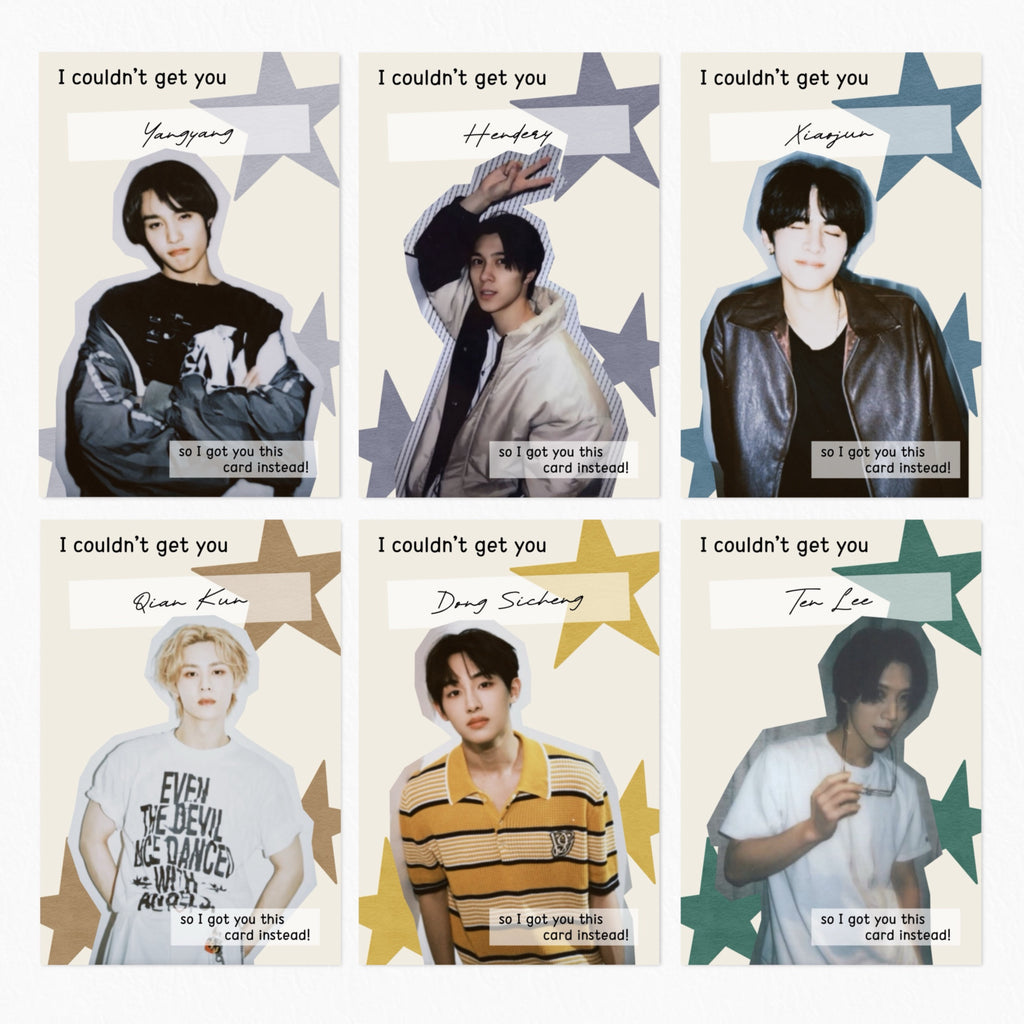 WAYV Cutout Birthday Card
