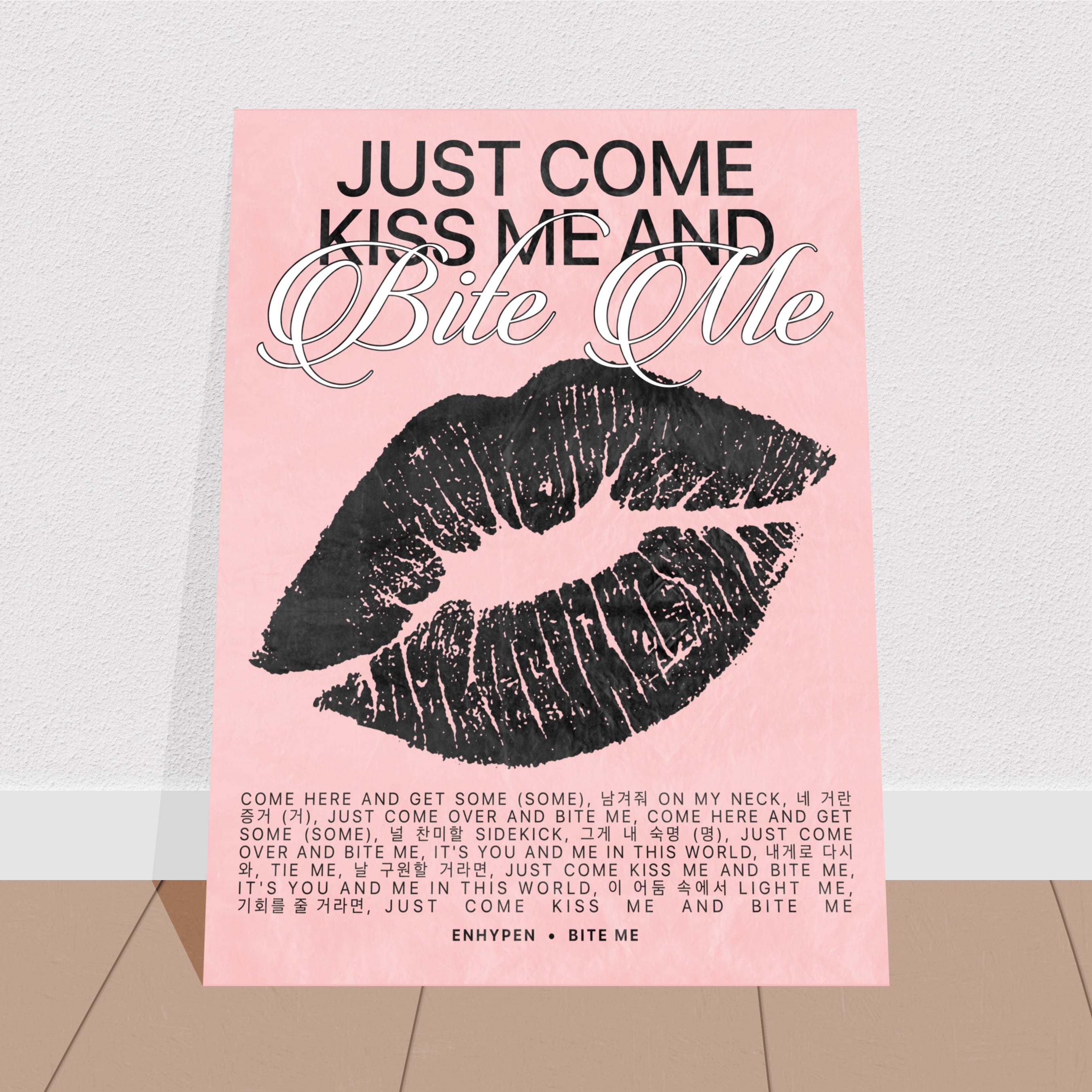 Enhypen “Bite Me” Poster