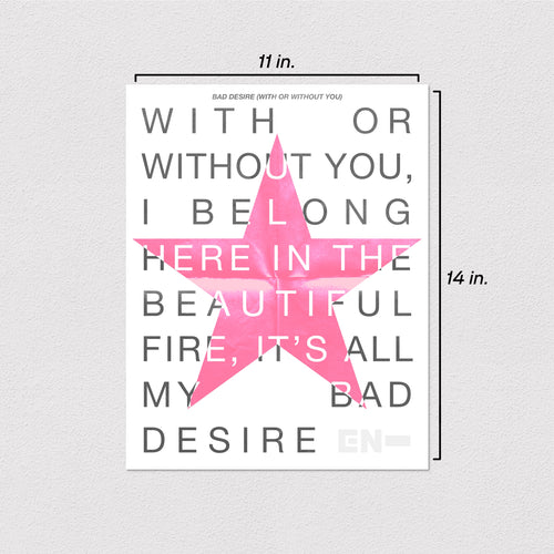 Enhypen “Bad Desire” Poster